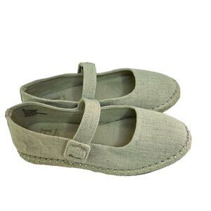 Haute Hippie Cecily Espardrille Mary Jane Neutral Shoes Size 8M Fabric Upper